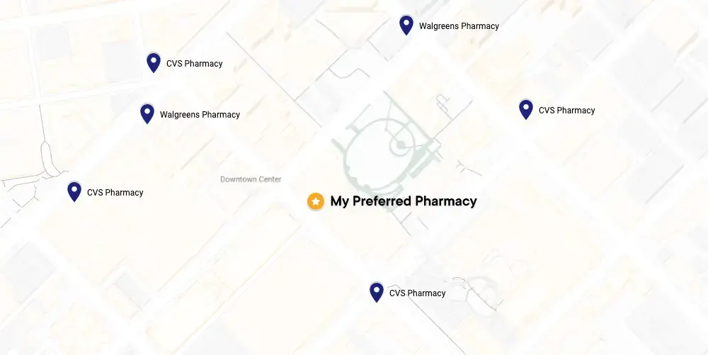 We can send prescriptions to any local pharmacy.